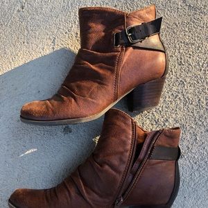 Brown booties